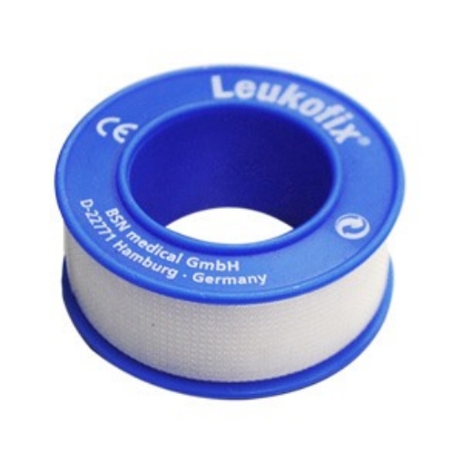 Cinta Adhesiva Bsn Leukofix Transparente Impermeable De Polietileno 2.5 Cm X 5 M