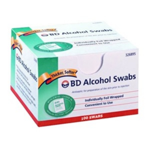 Alcohol Swabs Caja con 100