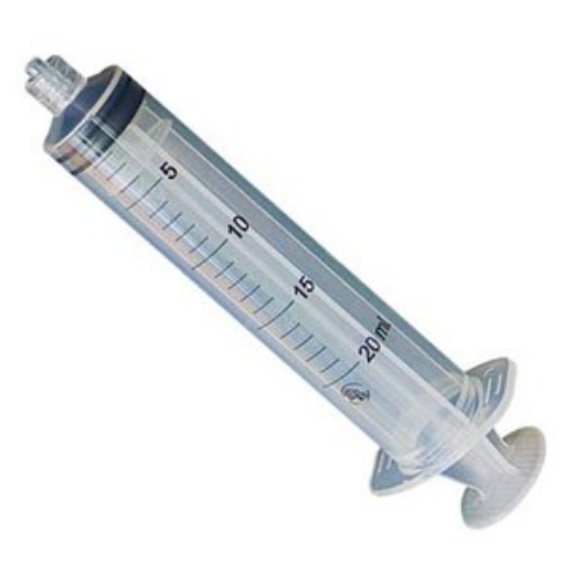 Jeringa Esteril Desechable Sensimedical 20 ml Sin Aguja  20G x 32mm