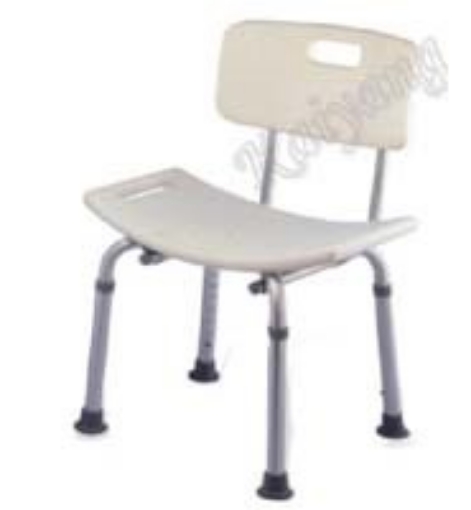 Banco Ducha Rider No Plegable con Respaldo Desmontable