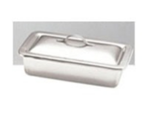 Charola para Catéter e Instrumental con Tapa 230 x 130 x 50 mm