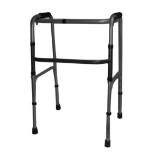 Andadera De Aluminio Plegable Negra