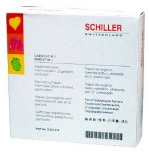 Papel Graficado para ECG Schiller en Z (hojas)