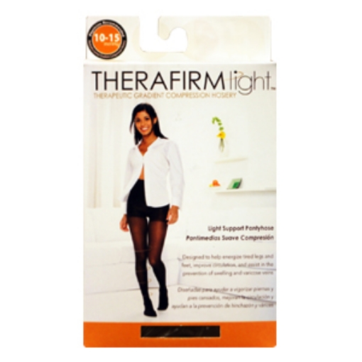 Pantimedia Therafirm Baja Compresion (10-15 Mmhg) Talla Chica Color Negro