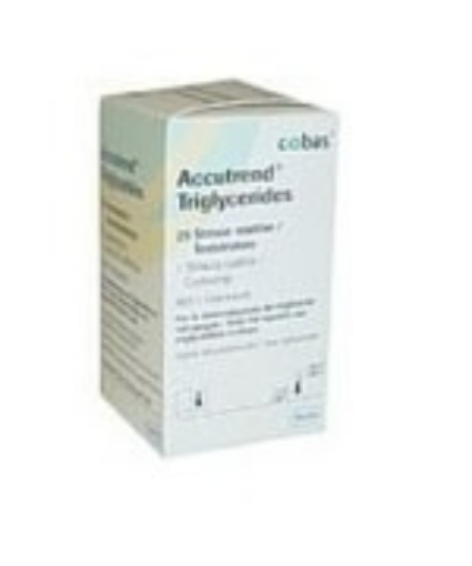 Tiras Reactivas Accutrend Trigliceridos C/25