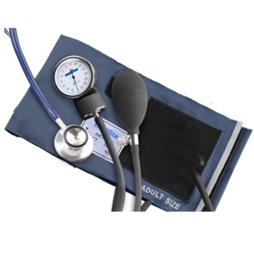 Baumanometro Aneroide Kit Con Estetoscopio De Doble Campa Medstar
