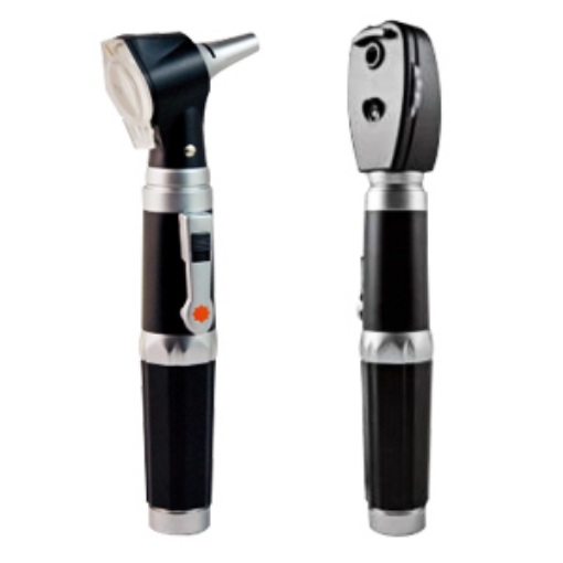 Estuche de diagnostico Honsun ostoscopio F.O y oftalmoscopio