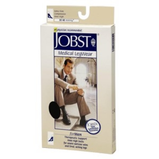 Calcetin Jobst Alta Compresion 30-40 Mmhg Caballero Mediana Negro