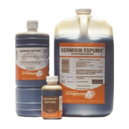 Antiseptico con yodopovidona germisin solucion 120 ml