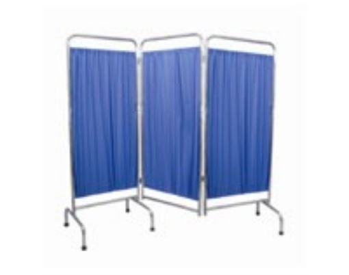 Biombo CIIASA de 3 Hojas con Ruedas Azul