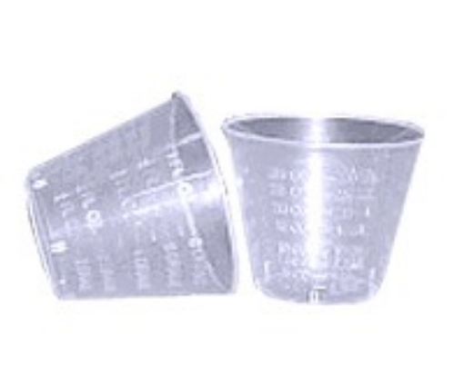 Vaso para Medicamento Graduado