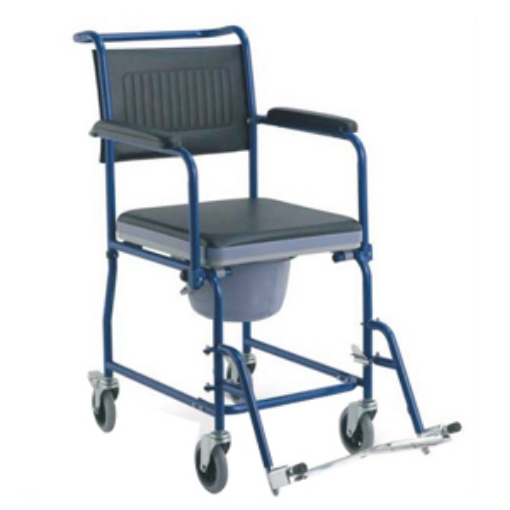Silla Comodo Rider Desmontable.Descansa Brazos Ablatibles. Descansa Pies  Desmontables.Con Ruedas.