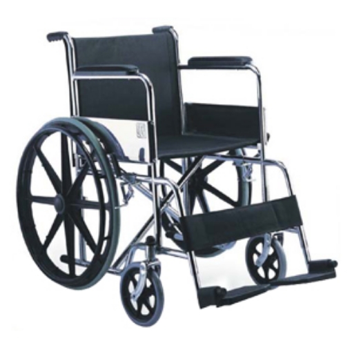 Silla De Ruedas Brazo Y Descansa Pies Fijo