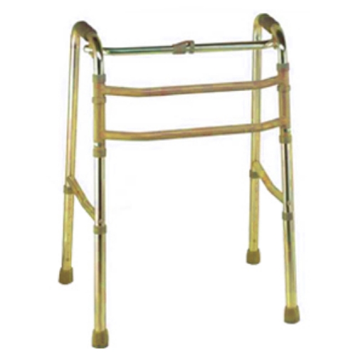 Andadera Rider Adulto Plegable.Reforzada.Con Opcion A Caminadora.Bronce