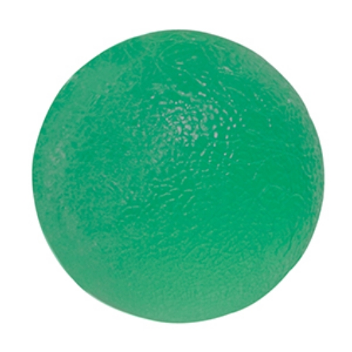 Pelota De Gel Cando para Ejercicios de mano Resistencia Media Verde