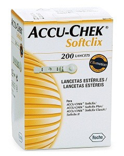 Lancetas Accu-Chek Softclix Con 200 Piezas