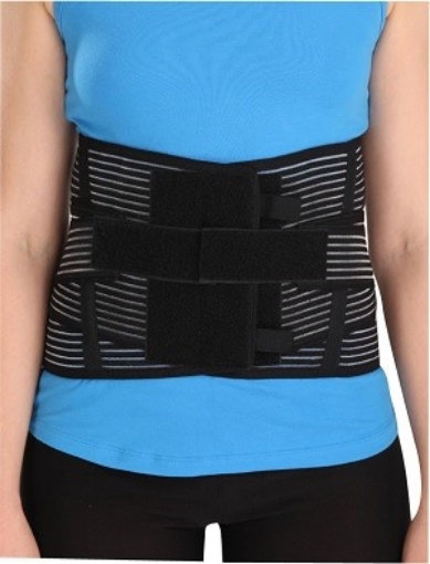 Faja Samderson Sacro Lumbar Con 4 Varillas Flexibles Y Elastico Transpirable