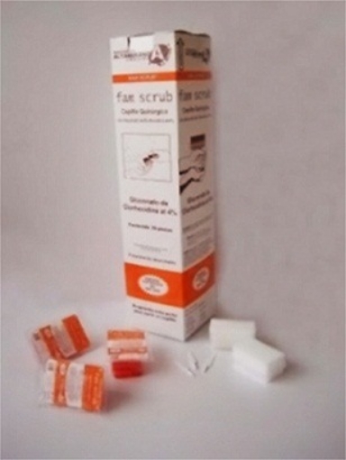 Cepillo Quirúrgico Altamirano Fam Scrub con Nina Scrub (Clorhexidina)