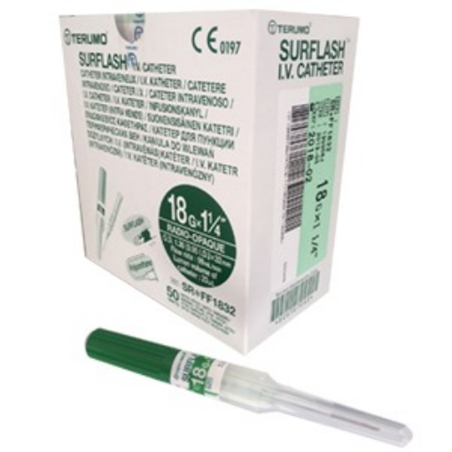 Cateter Intravenoso Surflash 18X32 Verde