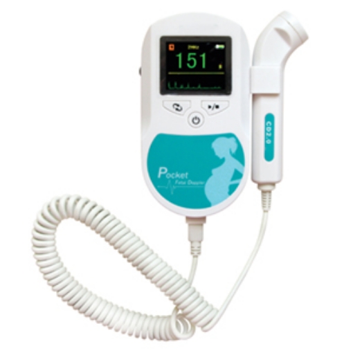 Doppler Fetal con Pantalla LCD a Color y 3 Modos de Operación