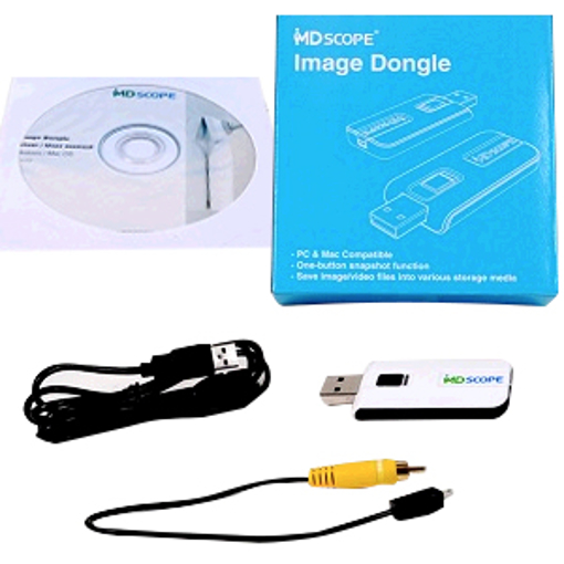 Software Mdscope Para Video Otoscopio Compatible Con Mac/Pc Incluye Usb, Cd De Instalacion Y Cables