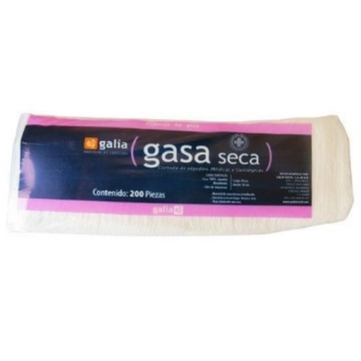 Gasa No Esterilizada Galia 10Cm X 10Cm Tipo Vii Con 12 Capas De Tejido Plano 20 X 12 Caja c/200