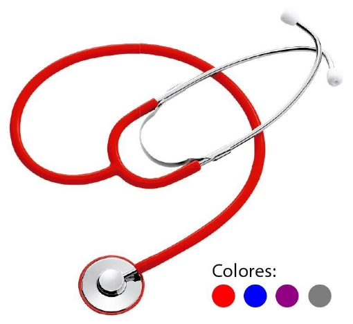 Estetoscopio Spirit Serie Majestic Simple Para Enfermera Color Rojo