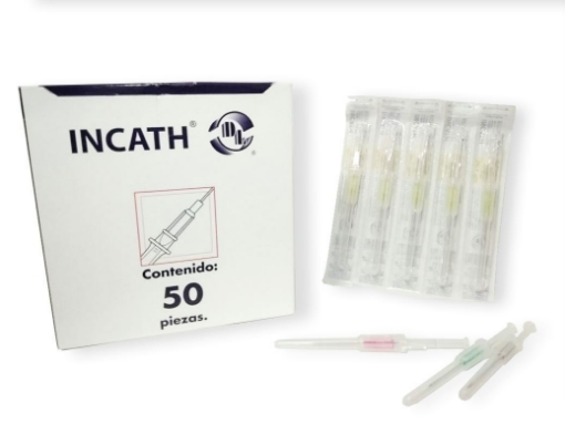 Cateter Intravenoso Dentilab Calibre 24G Longitud 17-24 Mm