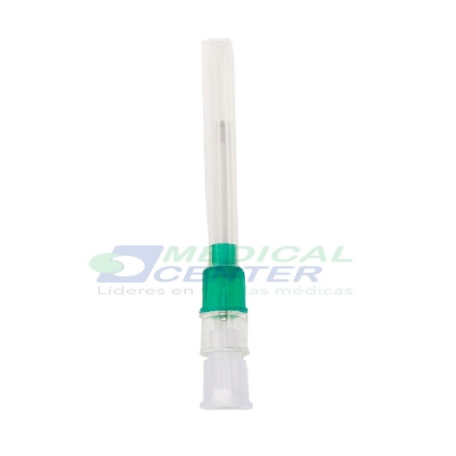 Cateter Intravenoso Punzocat Verde Radiopaco Cal.18G L.32Mm (1 1/4") Flujo 102  Ml/Min