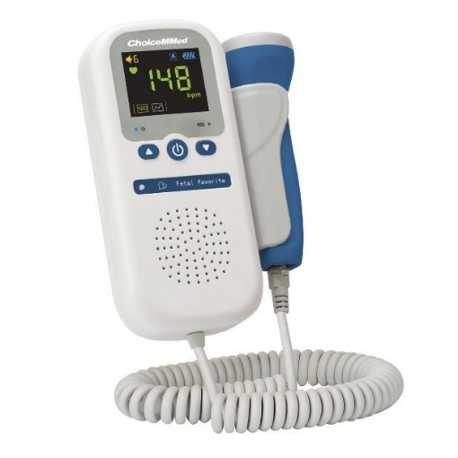 Doppler Fetal con Pantalla LCD a Color y Gráfica de FHR