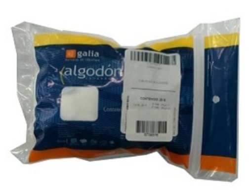 Algodon Galia Torunda 25 Gramos