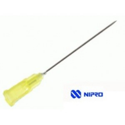 Aguja Hipodérmica Nipro 20G x 32mm Amarillo