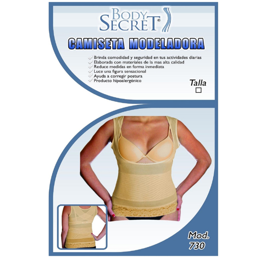 »Camiseta Moldeadora Beige Body Secret