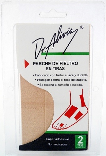 Protector En Tiras Dr. Alivia De Fieltro Para Pie