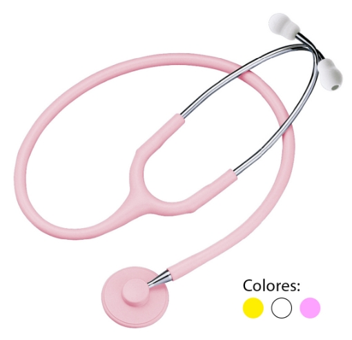 Estetoscopio Spirit Serie Grandeur Simple Para Enfermera Color Rosa Pastel