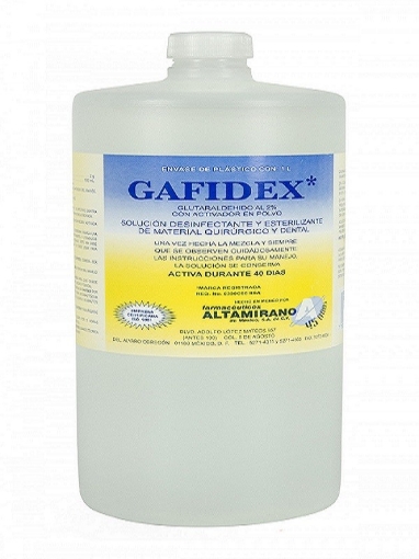 Gafidex Solucion Material QX y Dental 1 L con Activador en Polvo