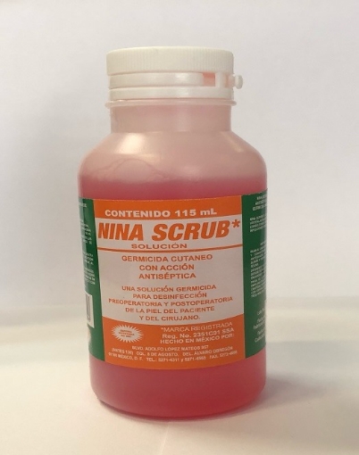 Nina Scrub Solucion Germicida Cutanea 115 ML