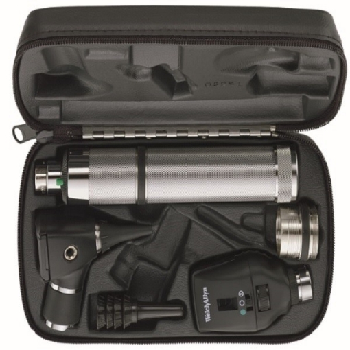 Estuche de diagnostico Welch Allyn recargable 3.5 V con oftalmoscopio coaxial, otoscopio y convertid