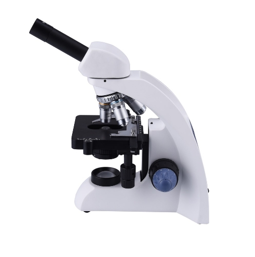 Microscopio Monocular Con 4 Objetivos y Bateria Recargable