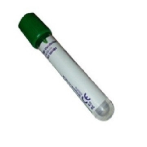 Tubo Vacutainer Bd Verde 13X100 6.0 Plbl Gn Caja con 100 piezas