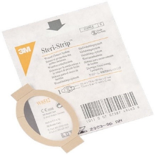 Sistema para Cierre de Heridas Atraumatica Steri-Strip™ Tegaderm 3M  6 x 4.8 cm