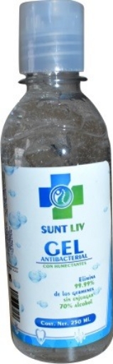 Gel Antibacterial Sunt Liv 250 ml