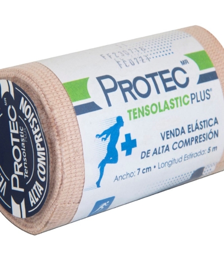 Venda Elástica Tensolastic Protec Plus 7 cm x 5 mts.