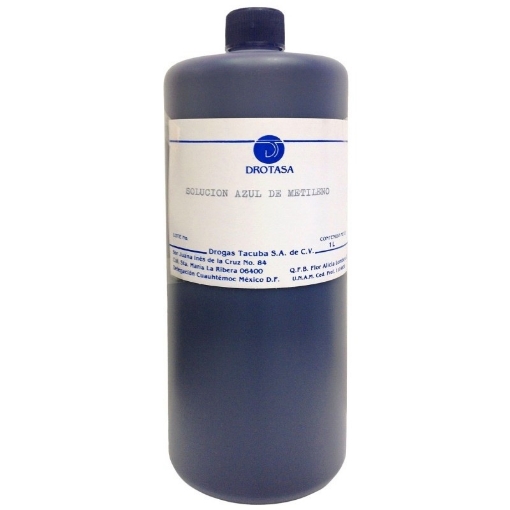 Solucion azul de metileno Drotasa Botella de 1 L