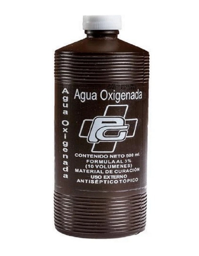 Agua Oxigenada PG 10 Volumenes 500 ml