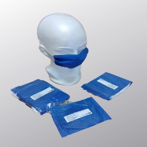 Cubreboca 2 Capas Azul Desechable Pmd paquete c/25 pi
