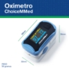 Oxímetro de Pulso Choicemmed 6 Modos de Pantalla Onda Pletismográfica para Adulto Azul