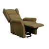 Sillon lifter Reclinable Electrico 3 posiciones de Tela con llantas Cafe