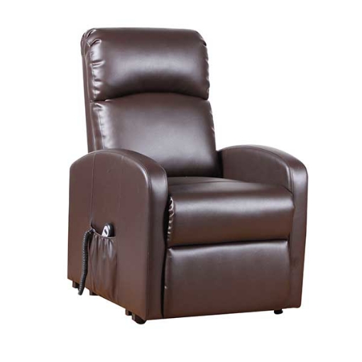 Sillón lifter Reclinable Electrico 3 posiciones de PU Espresso