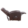 Sillon lifter Reclinable Electrico 3 posiciones de PU Espresso
